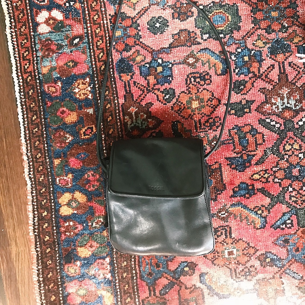 Fossil leather cross body